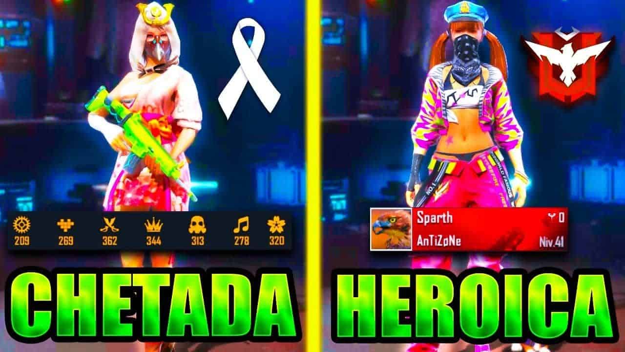 Qué son las cuentas veteranas de Free Fire y sus ventajas 1 Chetada