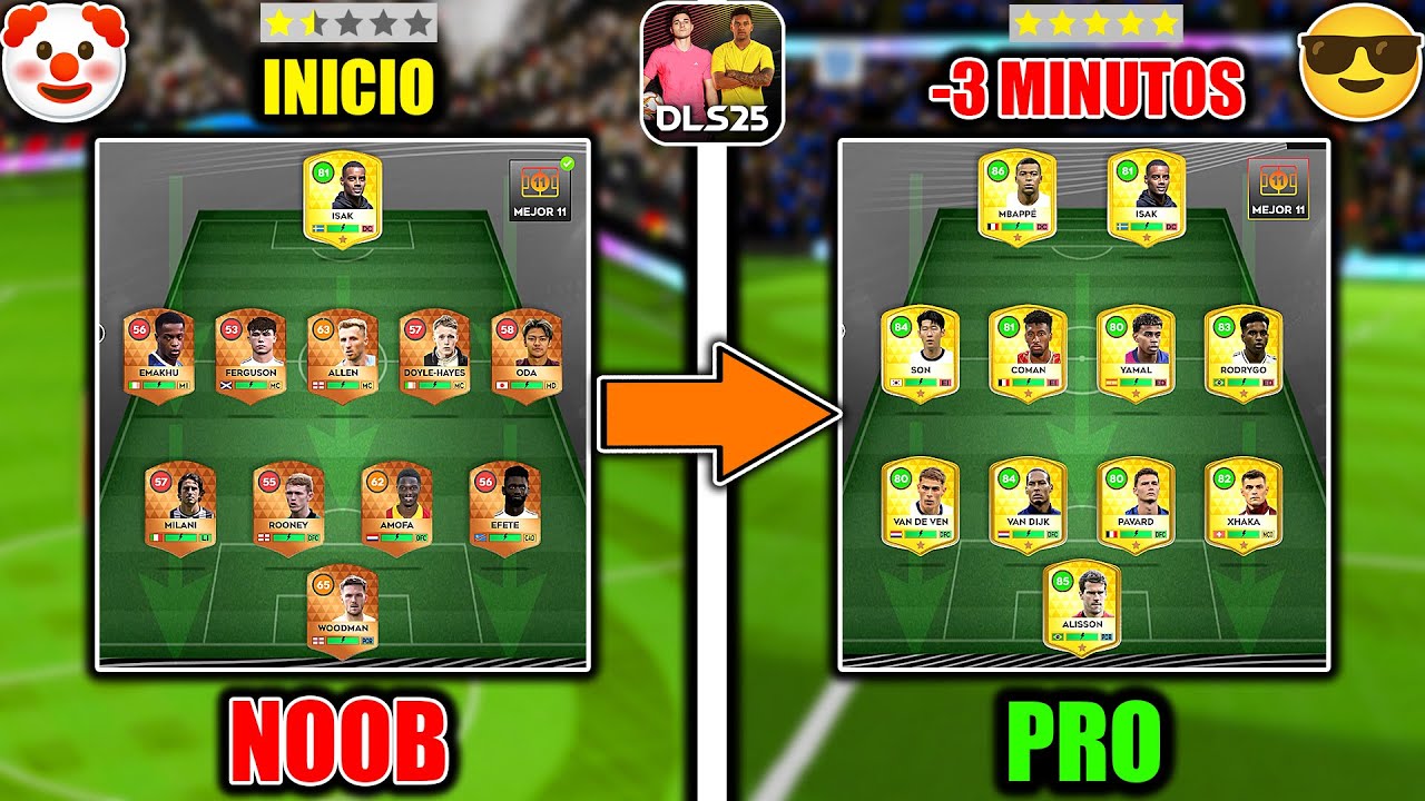 Guía para mejorar tu equipo sin usar Gemas en Dream League Soccer